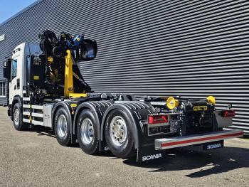 Scania G460 8x4*4 XT / PALFINGER EPSILON Q200 KRAAN + HAAKARM